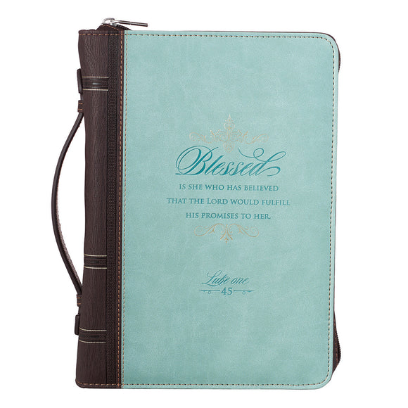 Blessed Light Blue Bible Cover