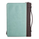 Blessed Light Blue Bible Cover