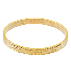 Be Still And Know Bangle Bracelet