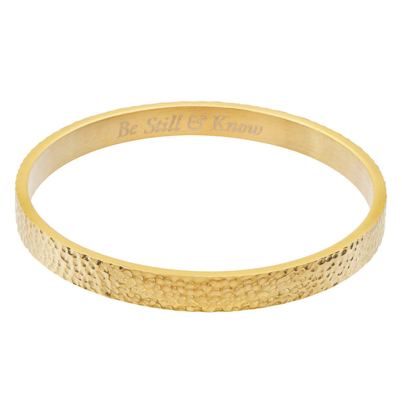 Be Still And Know Bangle Bracelet