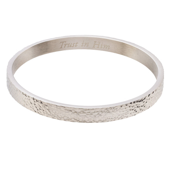 Trust In Him Bangle Bracelet