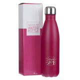 Choose Joy Pink Stainless Steel Water Bottle