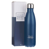 I Know the Plans Stainless Steel Water Bottle