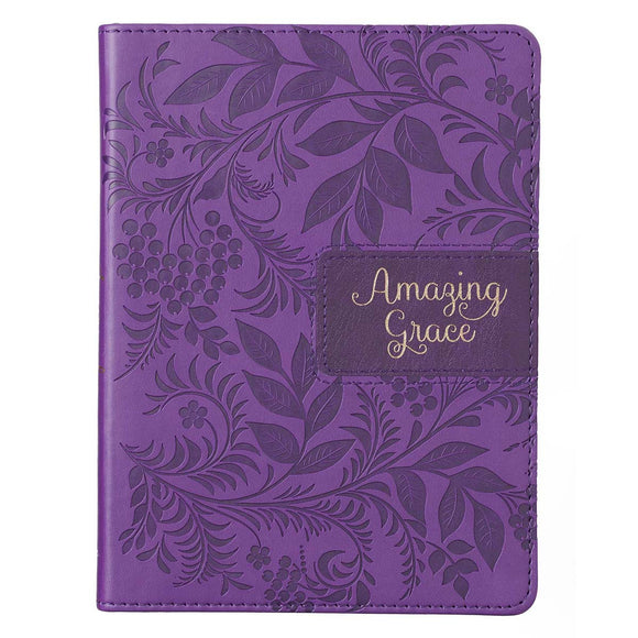 Amazing Grace Purple Journal