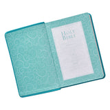 Girls Aqua Compact Bible