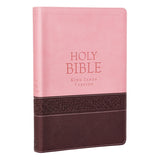 Pink & Brown Large Print Bible