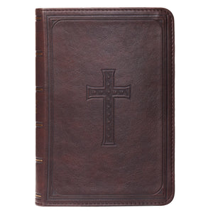 KJV Bible Dark Brown Leather