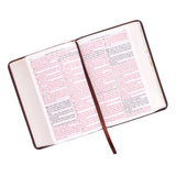 KJV Bible Dark Brown Leather