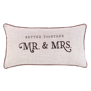 Better Together Mr. & Mrs. Pillow