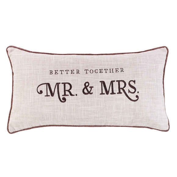 Better Together Mr. & Mrs. Pillow