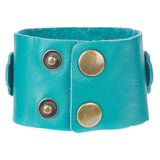 Ladies Leather Wristband Bracelet