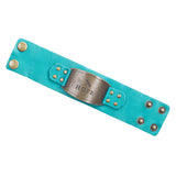 Ladies Leather Wristband Bracelet