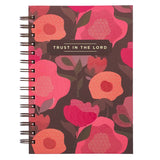 Trust In The Lord Pink Poppy Journal